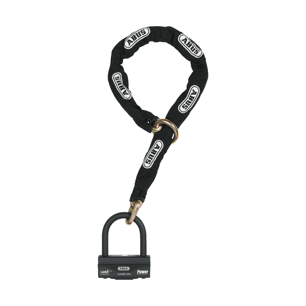 Abus Granit Power Xplus slot en ketting combinatie 58/140HBIII100 12KS120 zwart ART****