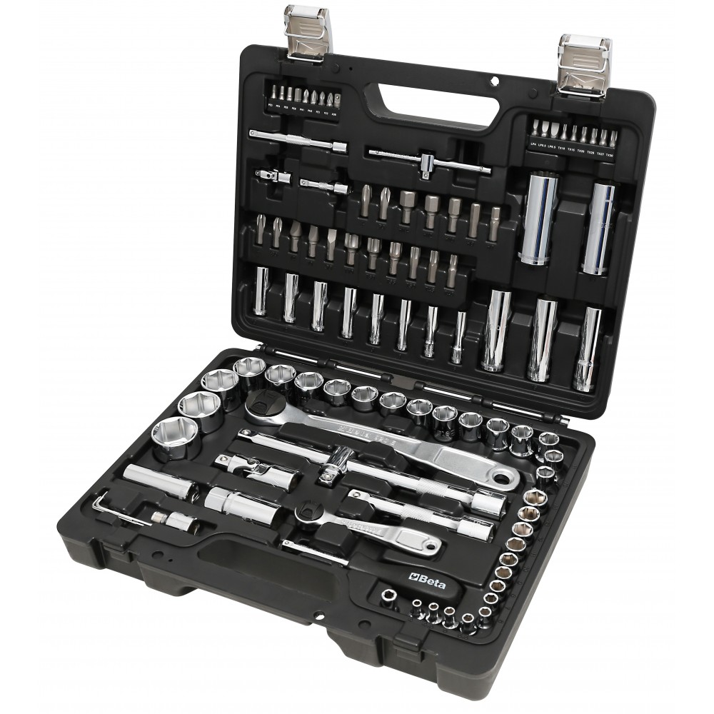 Beta Easy dopsleutelset 1/4" en 1/2" 98-delig