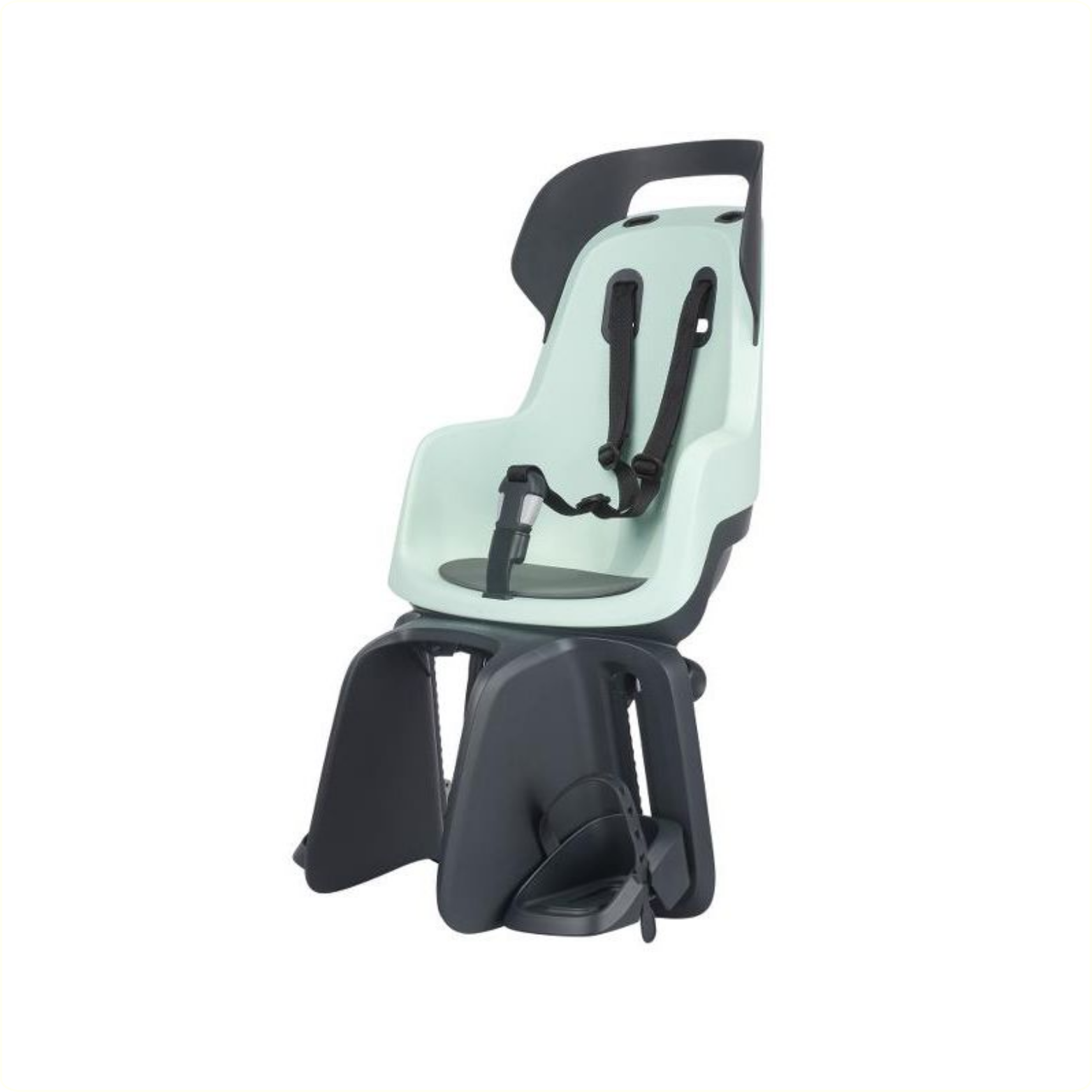 Bobike Go Maxi achterzitje, drager bevestiging. Kleur: Marshmallow Mint