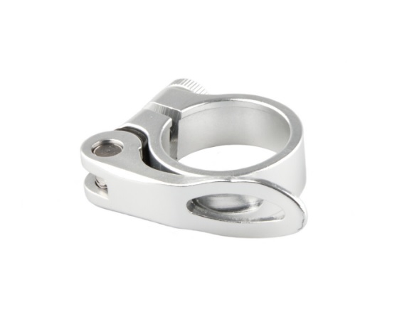 Mirage zadelpenklem met snelspanner 34.9mm.
• Zilver