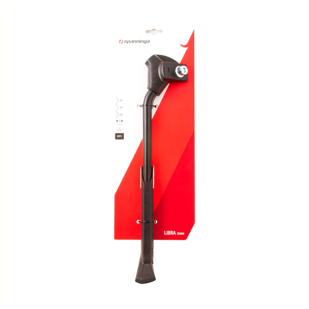 Zijstandaard 28" Spanninga Libra 30mm zwart