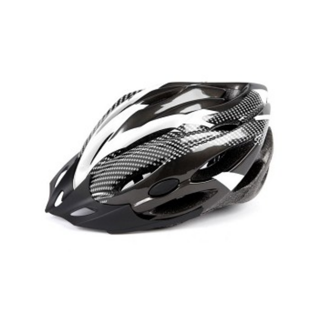 Helm Mirage 54-58cm (S/M) carbon zwart-wit verstelbaar
