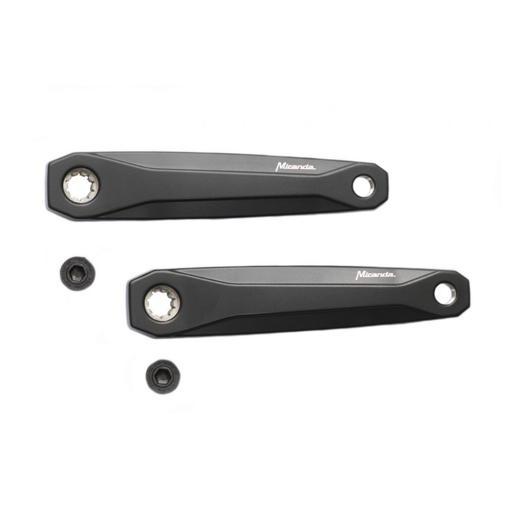 Miranda crank Lambda L+R 170mm, Bosch3, offset, zwart