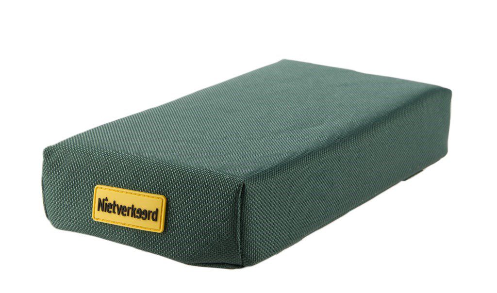 NietVerkeerd bagagedrager kussen donkergroen 32x15x5cm