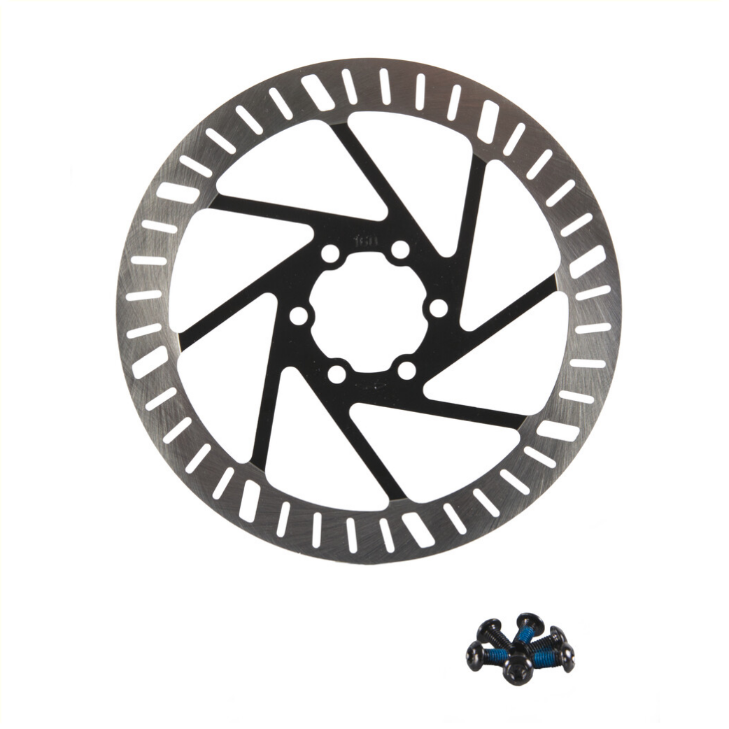 Primax E schijfrem rotor ø160x1.85mm, zilver (oa: VanMoof S/X en Cowboy)