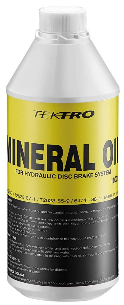 Tektro schijfrem hydr. minerale olie 1000ml/fles