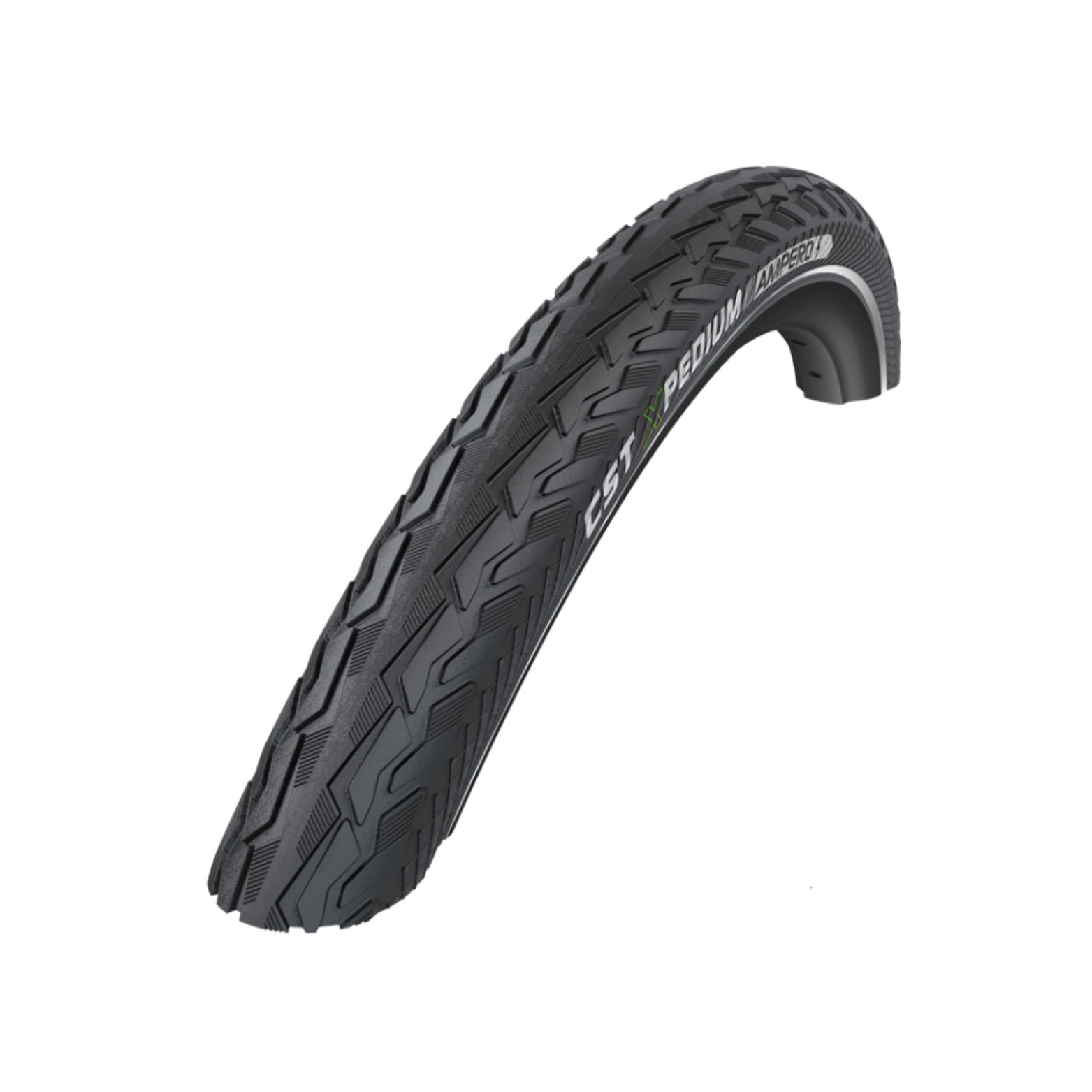 CST Xpedium Ampero E-Bike (2mm anti-lek) zwart met reflectie.  28x1 5/8x1 3/8 ETRTO 37-622
