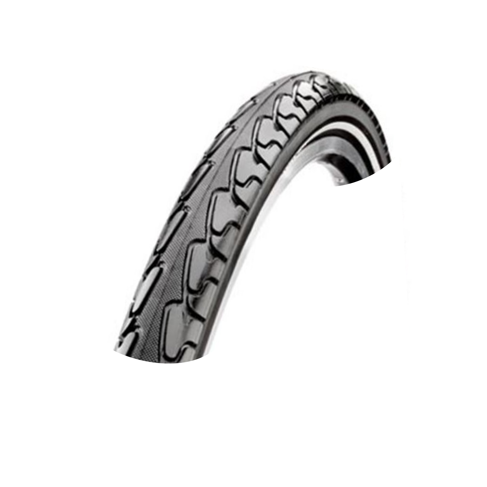CST Classic Trend (1mm anti-lek) zwart met reflectie. 28x1.75x2, ETRTO 47-622