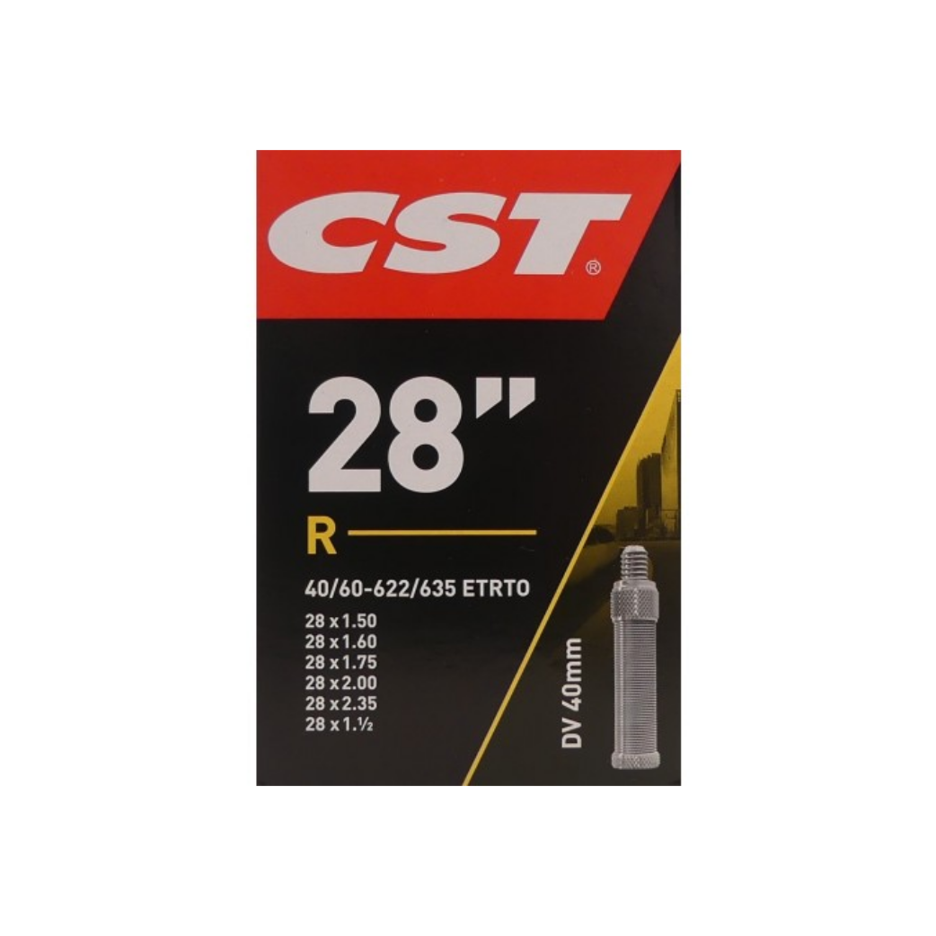 CST Binnenband 28x1 1/2  - 28x1.5/ 2.35 ETRTO 40/60- 622/635 (fits all), Ventiel: Dunlop Blitz/Holland 40mm