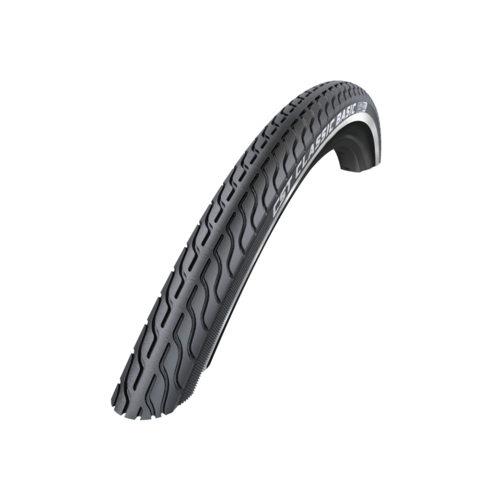 CST Classic Basic zwart met reflectie. 28x1 5/8x1 3/8 ETRTO 37-622