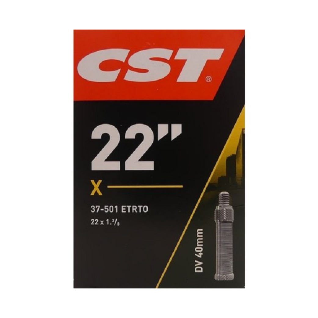CST Binnenband 22x1 3/8 ETRTO 37-501, Ventiel: Dunlop Blitz/Holland 40MM