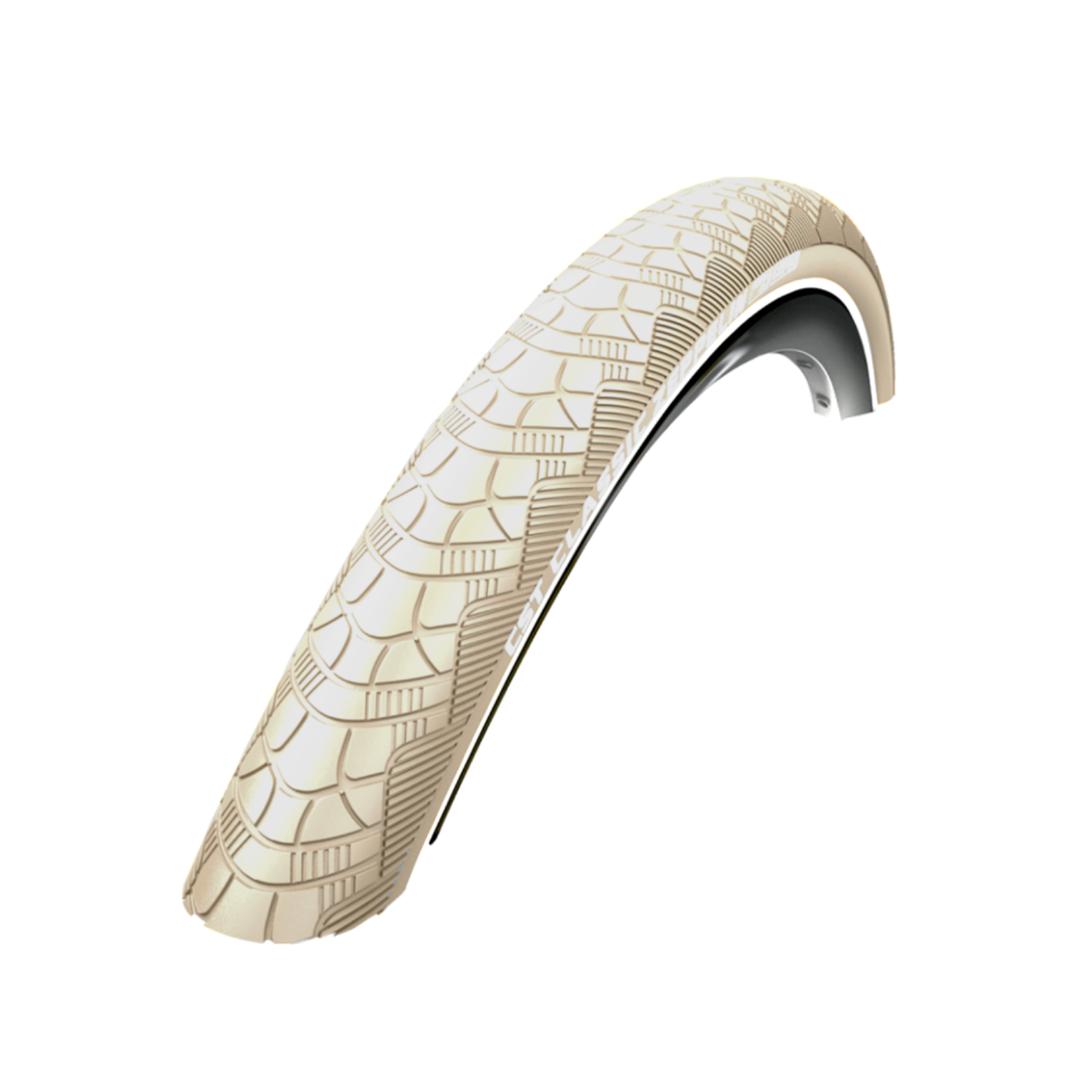 CST Zeppelin (1mm anti-lek) Creme met reflectie. 28x1.75, ETRTO 47-622