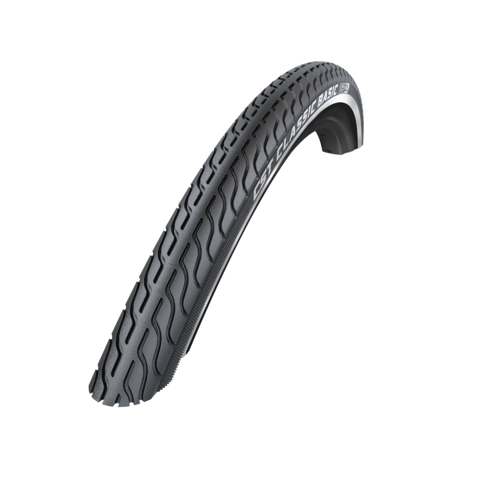 CST Classic Basic Zwart met reflectie. 26x1 3/8, ETRTO 37-590
