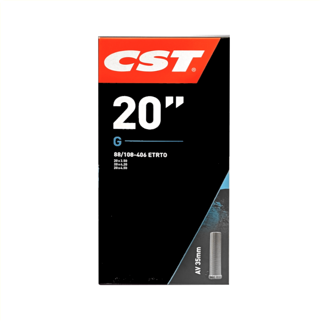CST Binnenband Fatbike 20x3.50-4.50, Ventiel: schrader/autoventiel 35mm