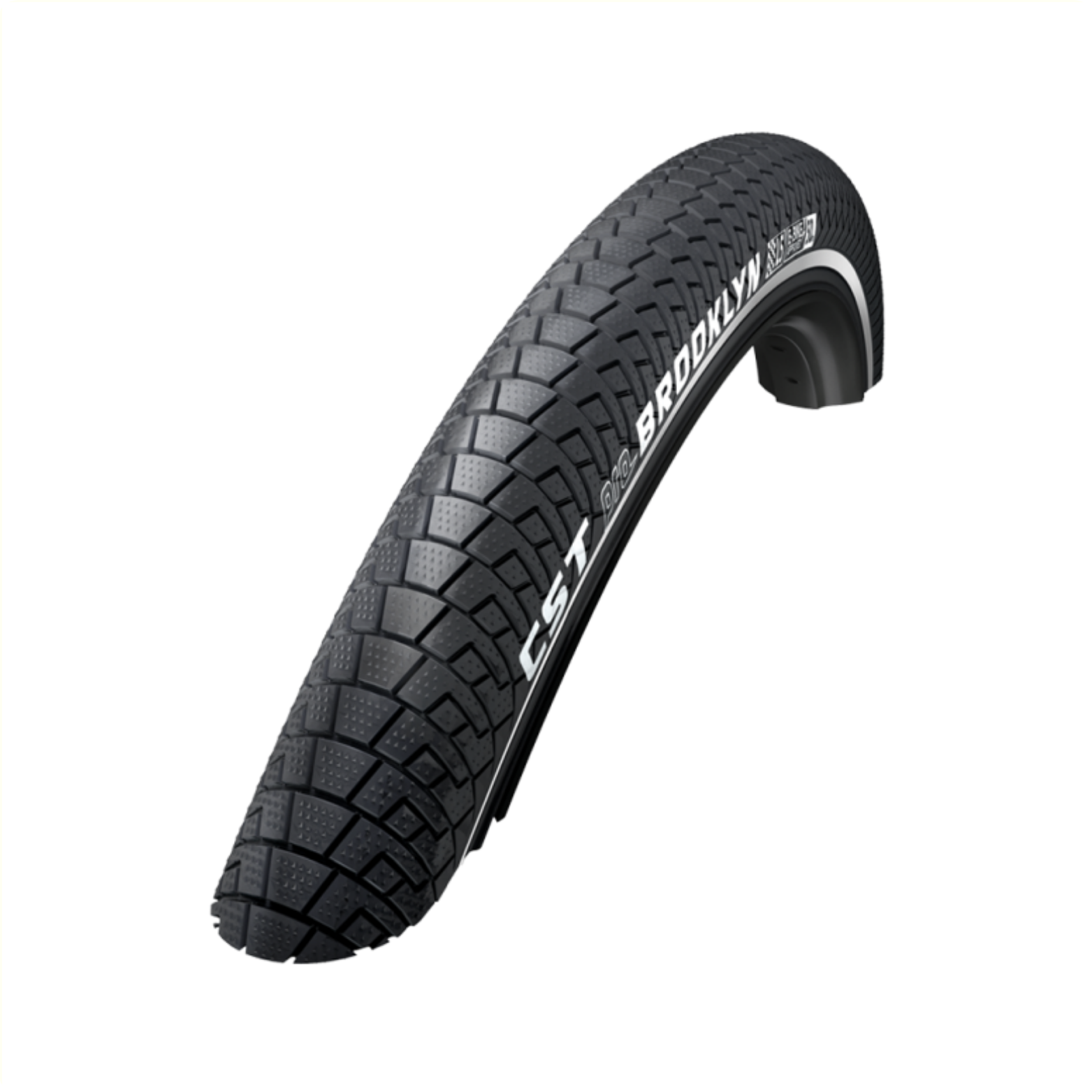 CST Brooklyn Zwart (2mm anti-lek) 24x2.15, ETRTO 55-507