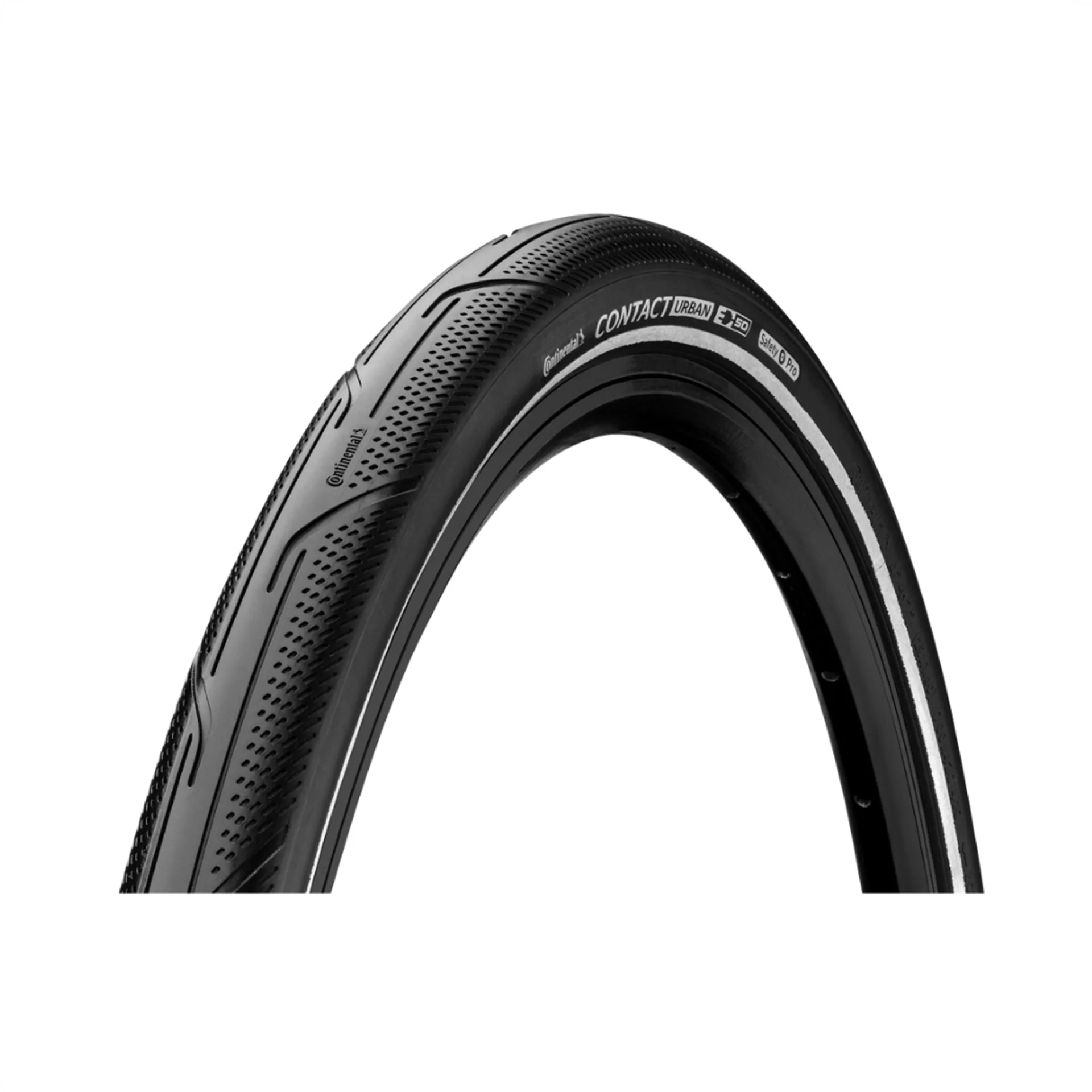 Continental Contact Urban buitenband, Zwart met reflectie,  28x2.0, ETRTO 50-622