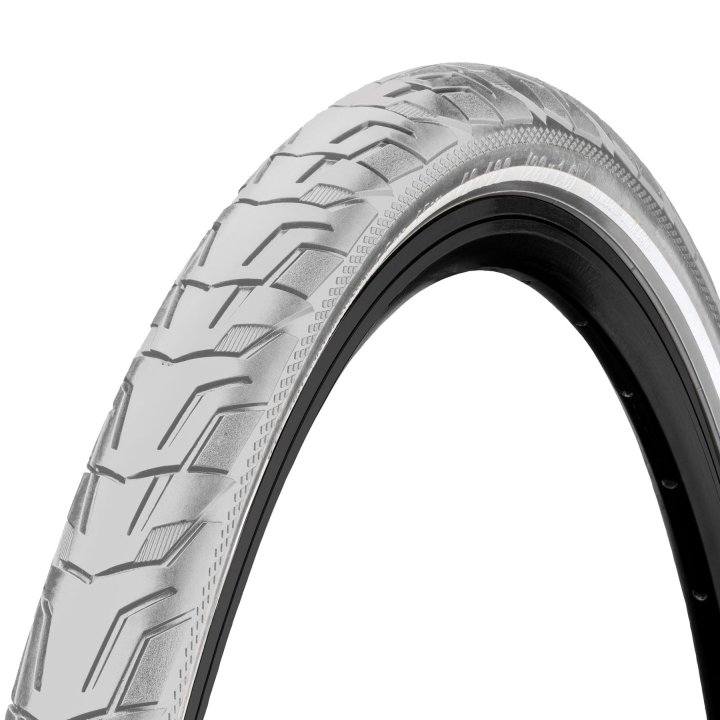 Continental Ride City buitenband, grijs met reflectie,  28x1.60 , ETRTO 42-622 (25km/h E-Bike approved)