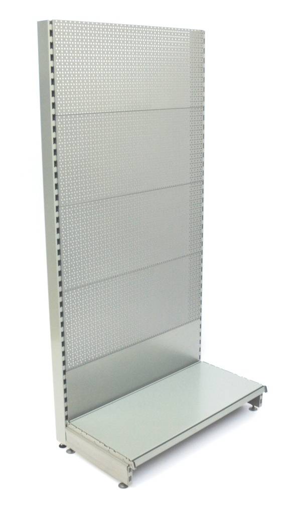 Stellingwand 1 meter breed (vrijstaand)
240x8x3 cm, voetdiepte 37/16cm

