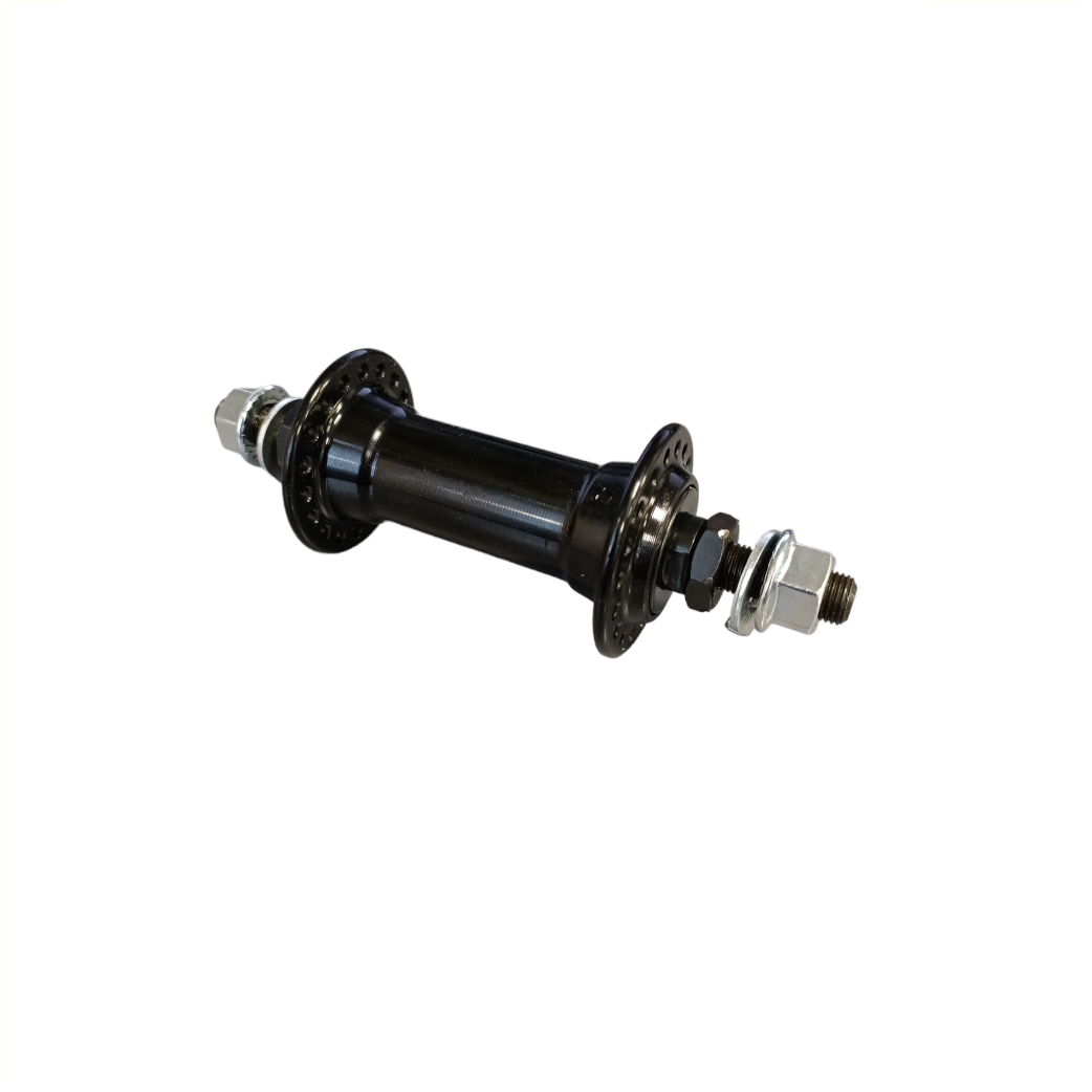 Voornaaf aluminium 100mm/36 gaats Zwart