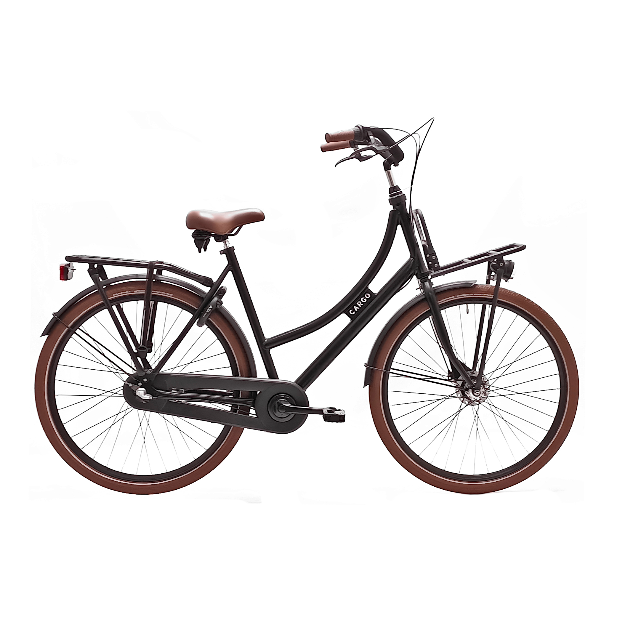 Avalon Cargo D57cm Shimano N3/Rollerbrakes. Mat zwart