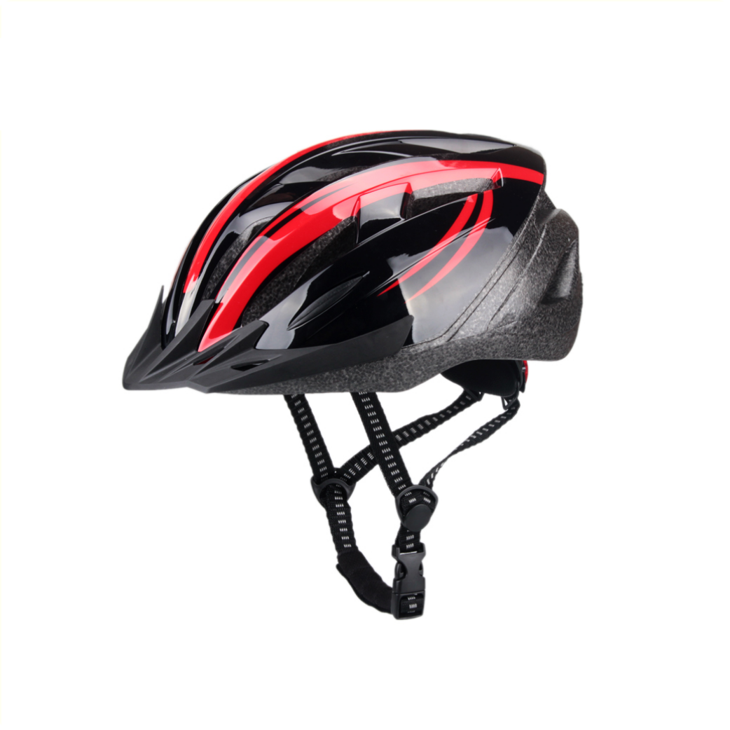 FALKX Helm, maat L 58-61cm rood/zwart. Voldoet aan NEN-EN 1078:2012+A1:2012
