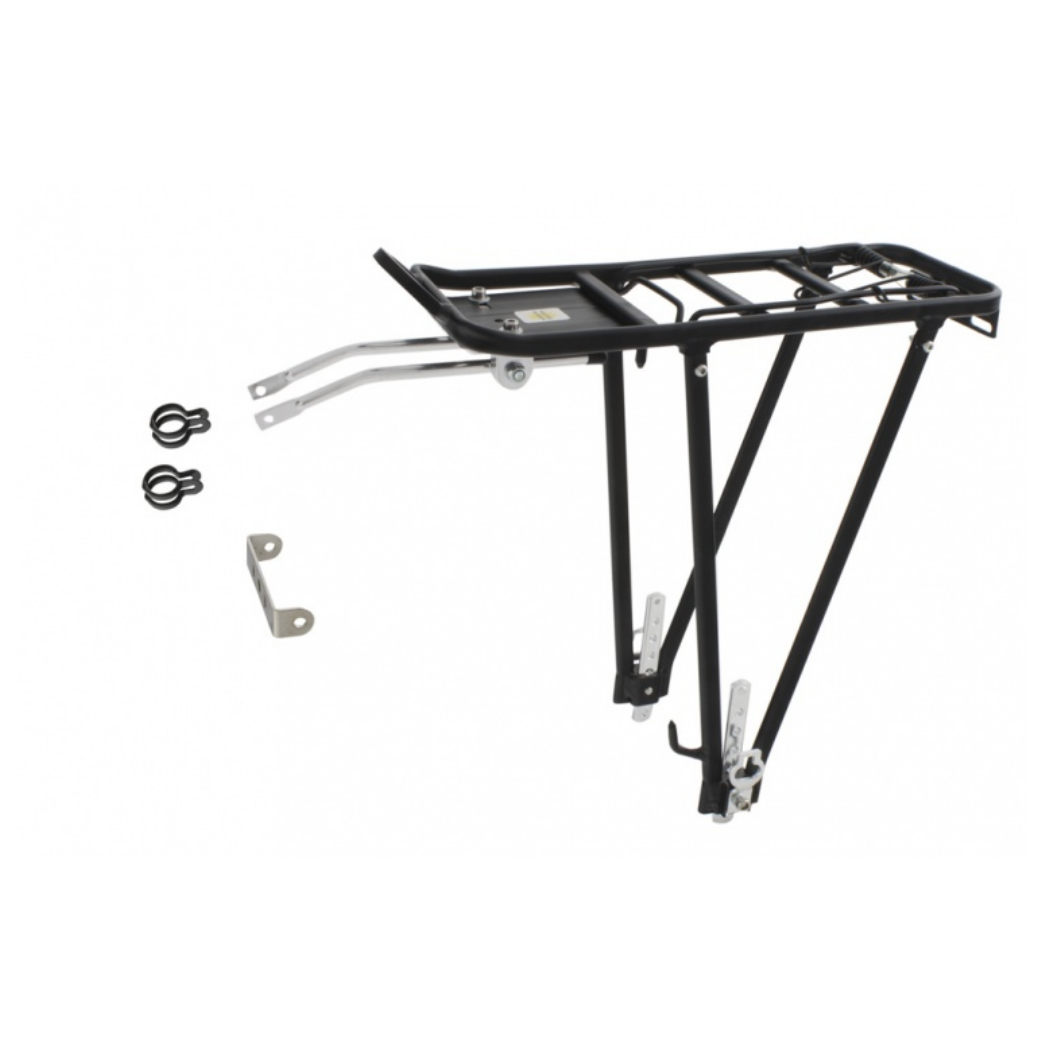 M-Wave Bagagedrager universeel, zwart aluminium 26/28 inch