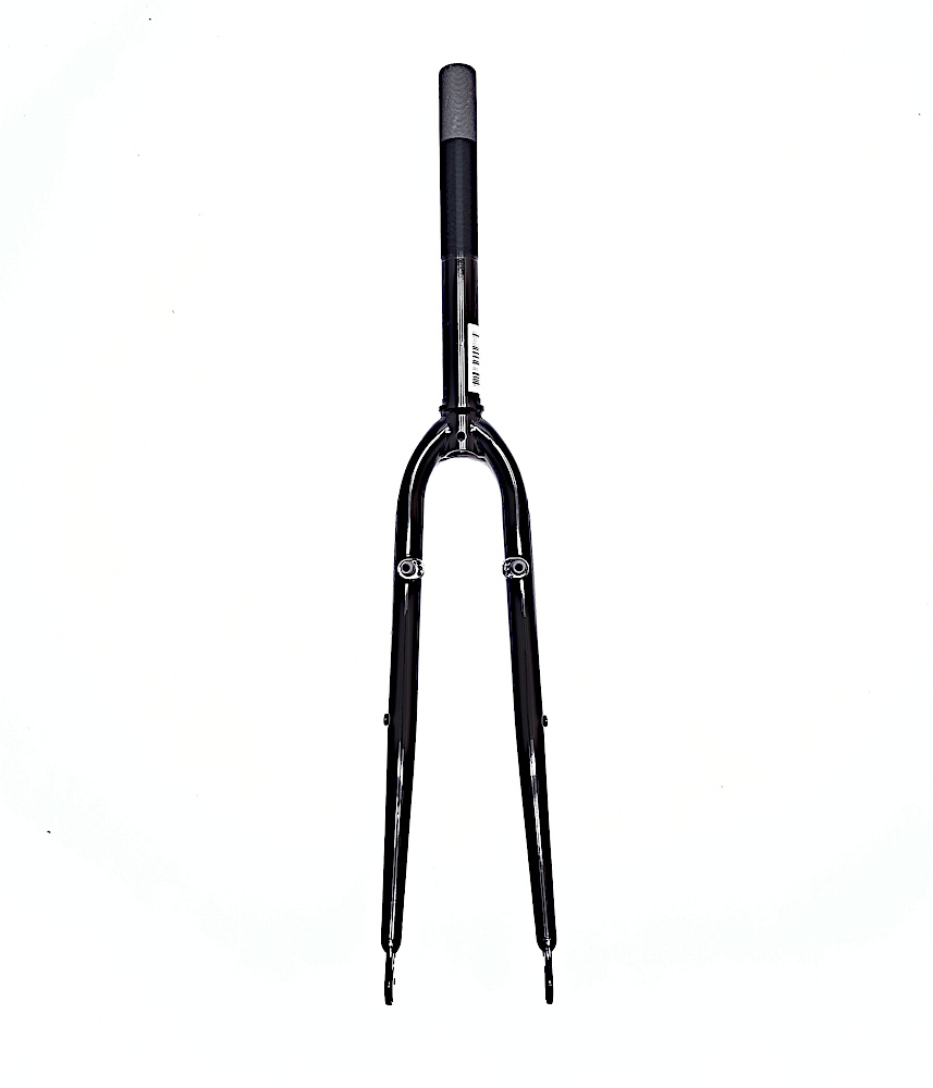 Voorvork 28 Hybride zwart met V-Brake nokken. 1 1/8 inch