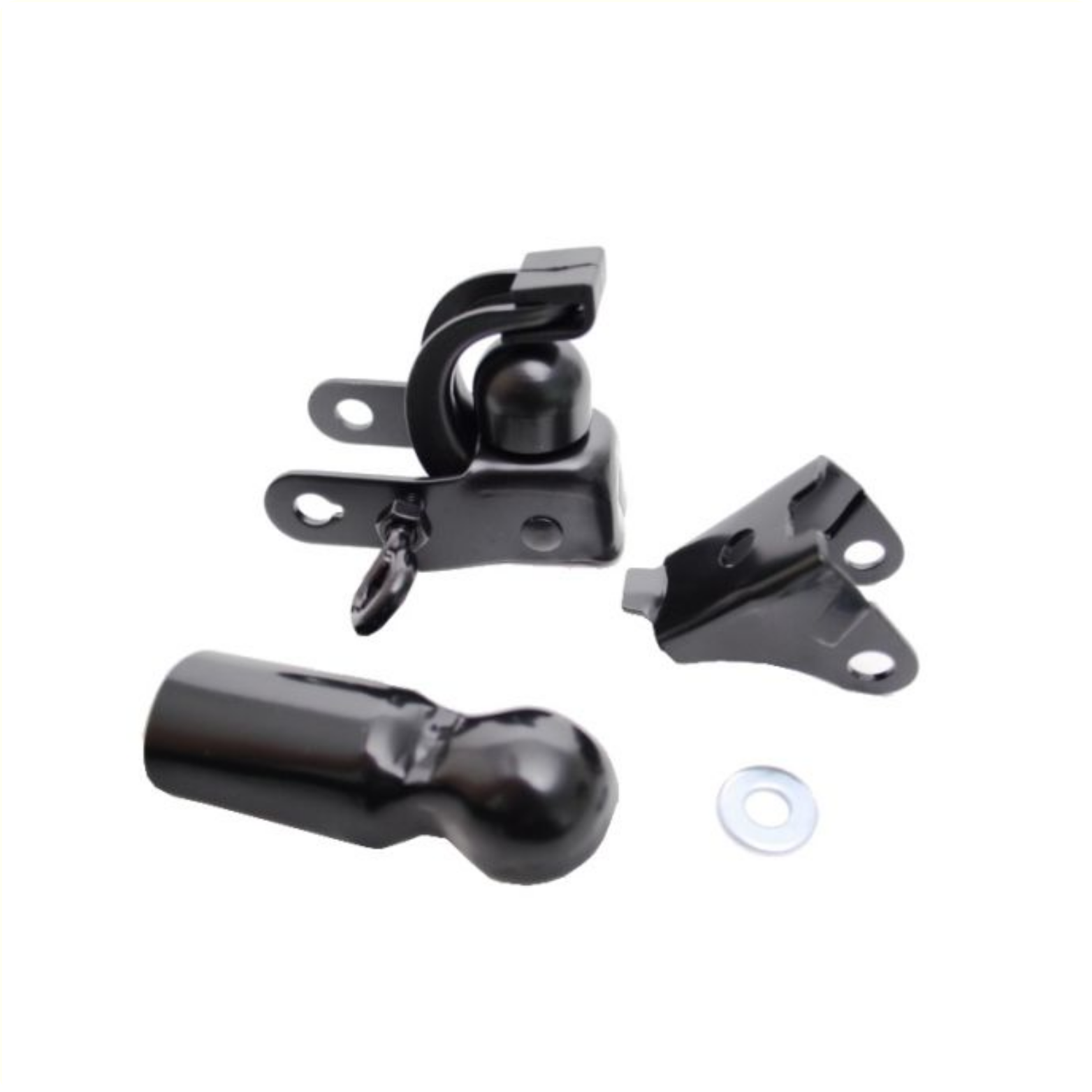 fietsaanhanger koppeling zwart