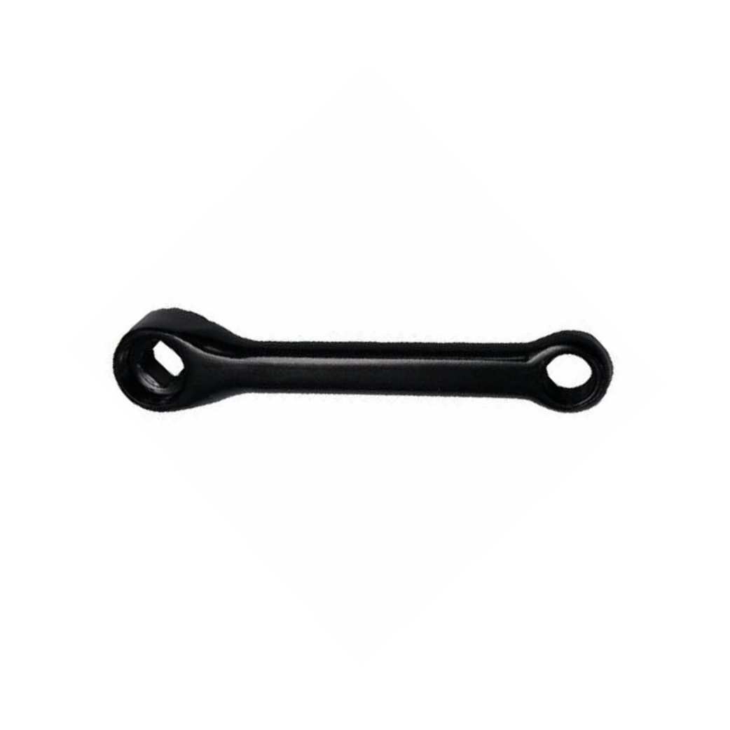 Crank staal zwart, 152mm spieloos