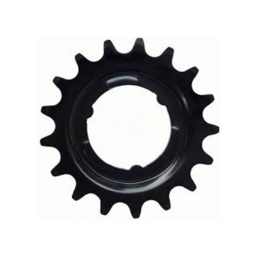 KMC tandwiel 17T Shimano, voor shimano versnellingsnaven. 1/2x3/32. gehard chromly staal, zwart
