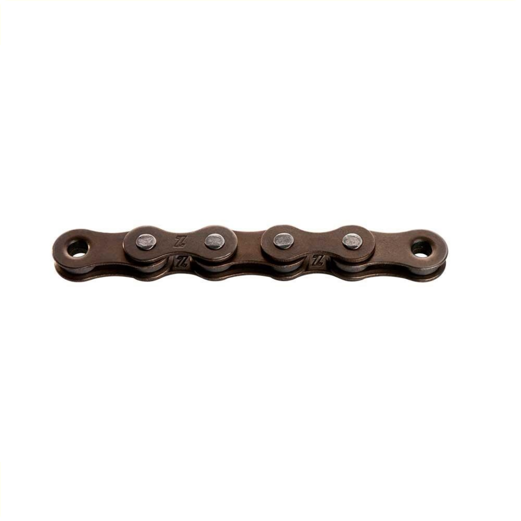 KMC Z1 ketting smal 1/2x3/32, 7.3mm, 112L single speed bruin,