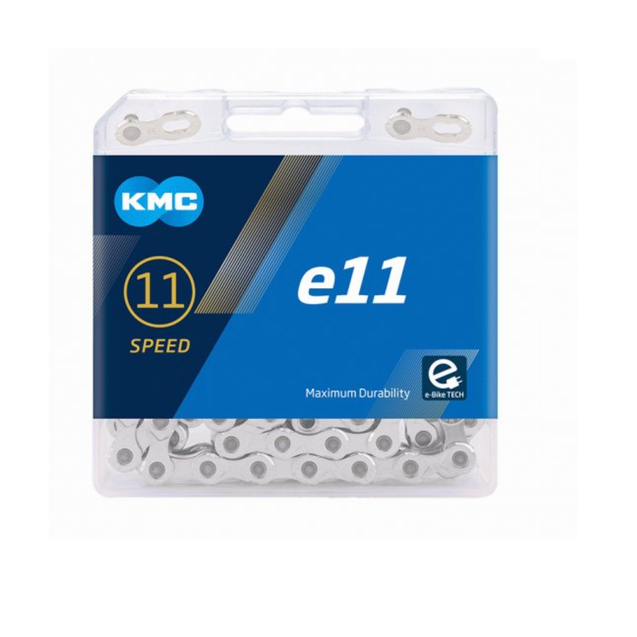 KMC ketting e11 zilver, 1/2x11/128, 11-speed mid motor e-bike ketting