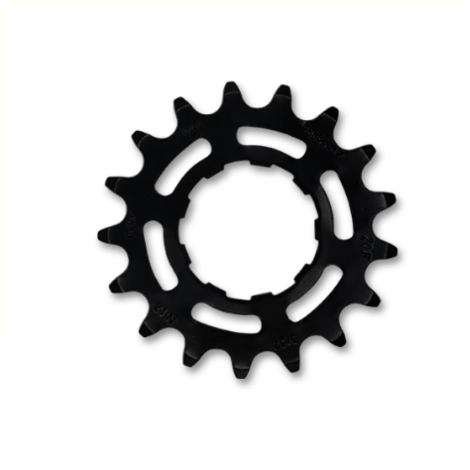 KMC tandwiel R Enviolo narrow 17T achtertandwiel. Chromoly Black 1/2x3/32.