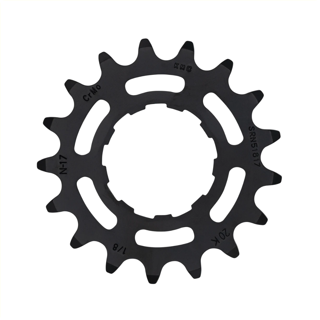 KMC tandwiel R Enviolo narrow 19T achtertandwiel. Chromoly Black 1/2x3/32.