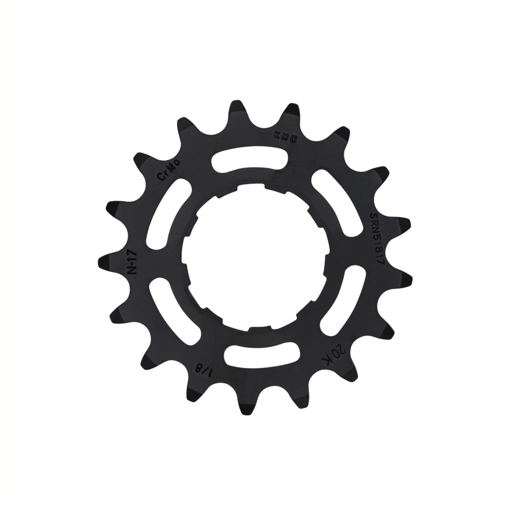 KMC tandwiel R Enviolo narrow 17T achtertandwiel. Chromoly Black 1/2x1/8. voor Enviolo versnellingsnaven/