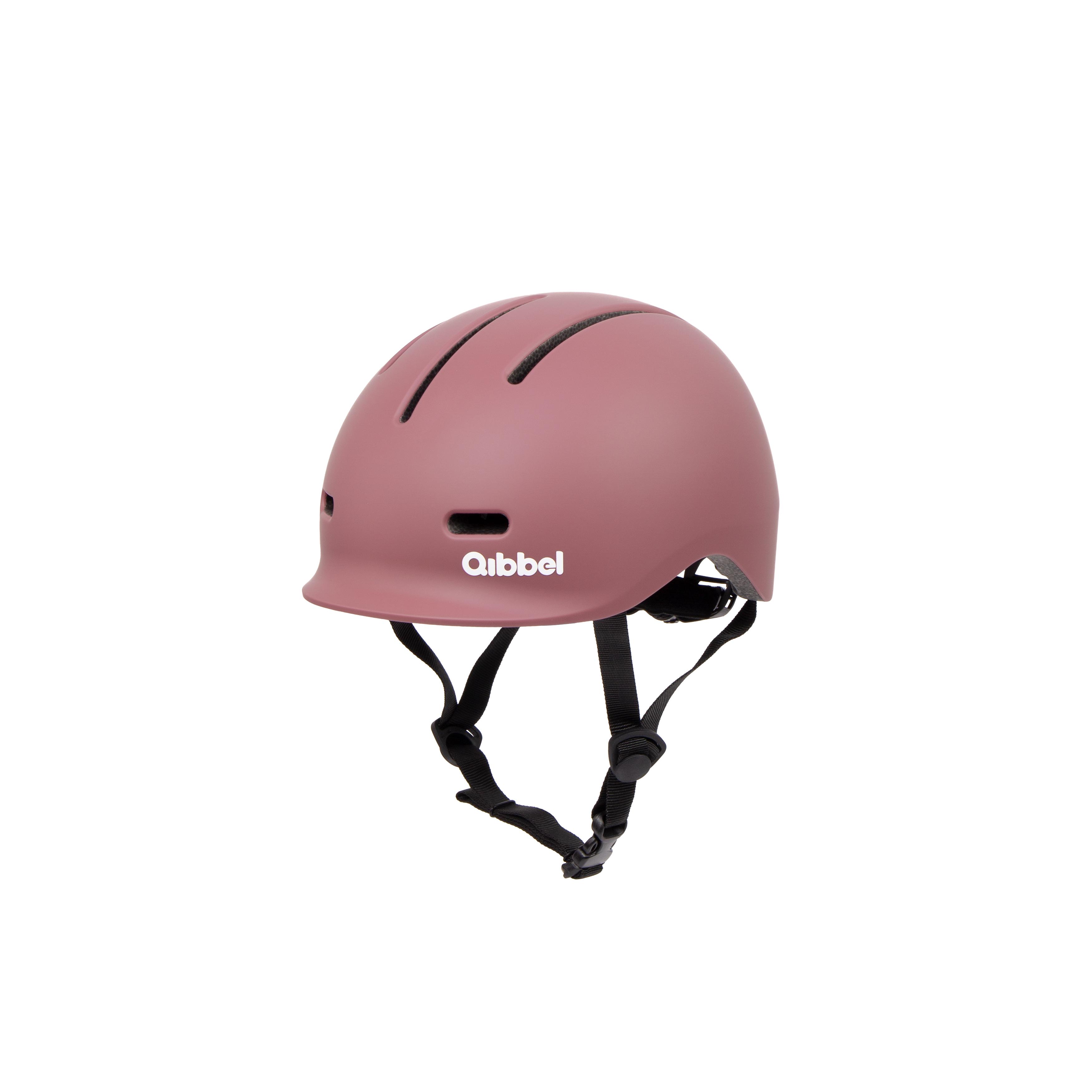 Qibbel Kinder Fietshelm XS (45–51?cm) – Plum Rose – Ventilerend & EN1078 Gecertificeerd