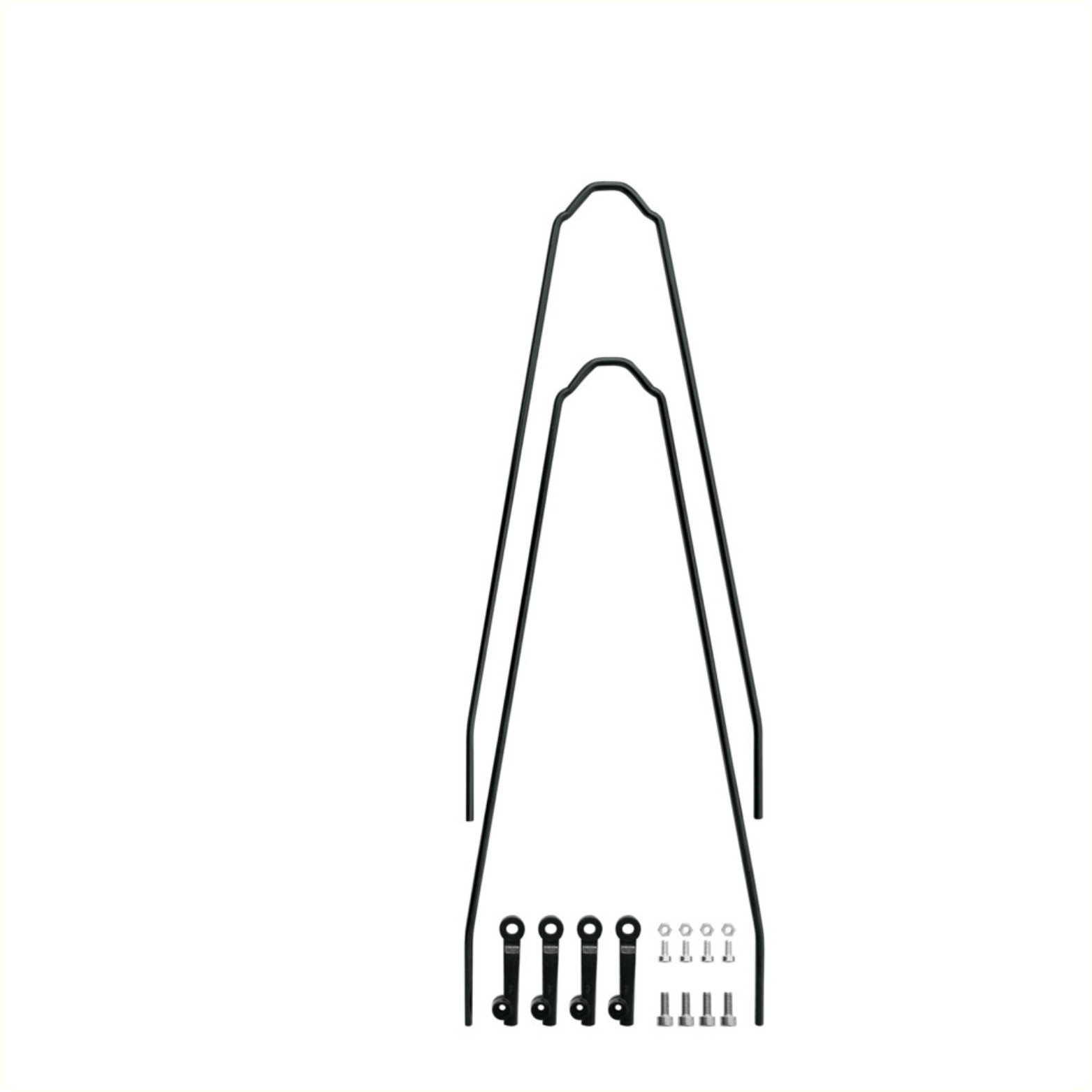 SKS spatbordstangen set voor VELO 42/47 zwart