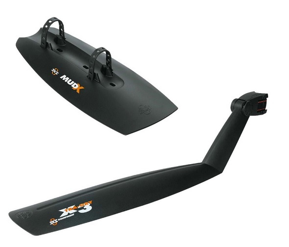 SKS Spatborden set zwart