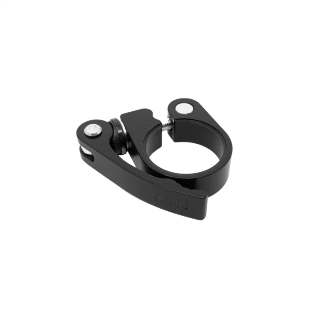 Ursus zadelpenklem 34.9mm met hendel. Zwart