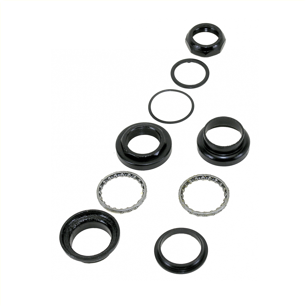 Neco balhoofdstel 1.1/8" 25.4/34/30 zwart. draadversie