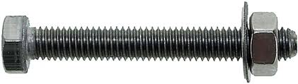 Voorvork kroonbout m5x45 incl. moer. Per 10