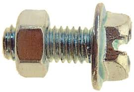 Spatbordbout m5x25 incl moer. Per 50