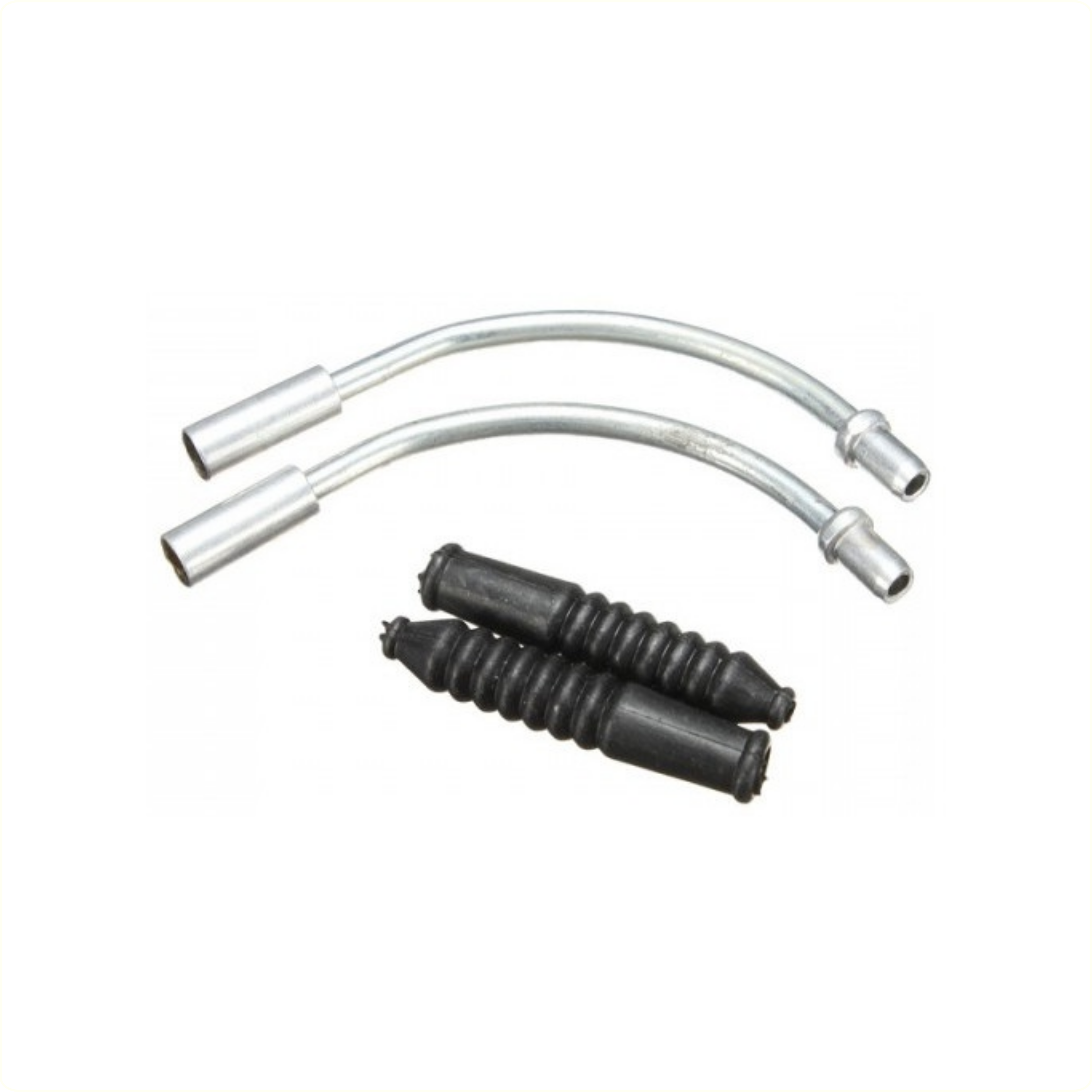 90 graden V-brake kabelpijp RVS. Per 6 stuks