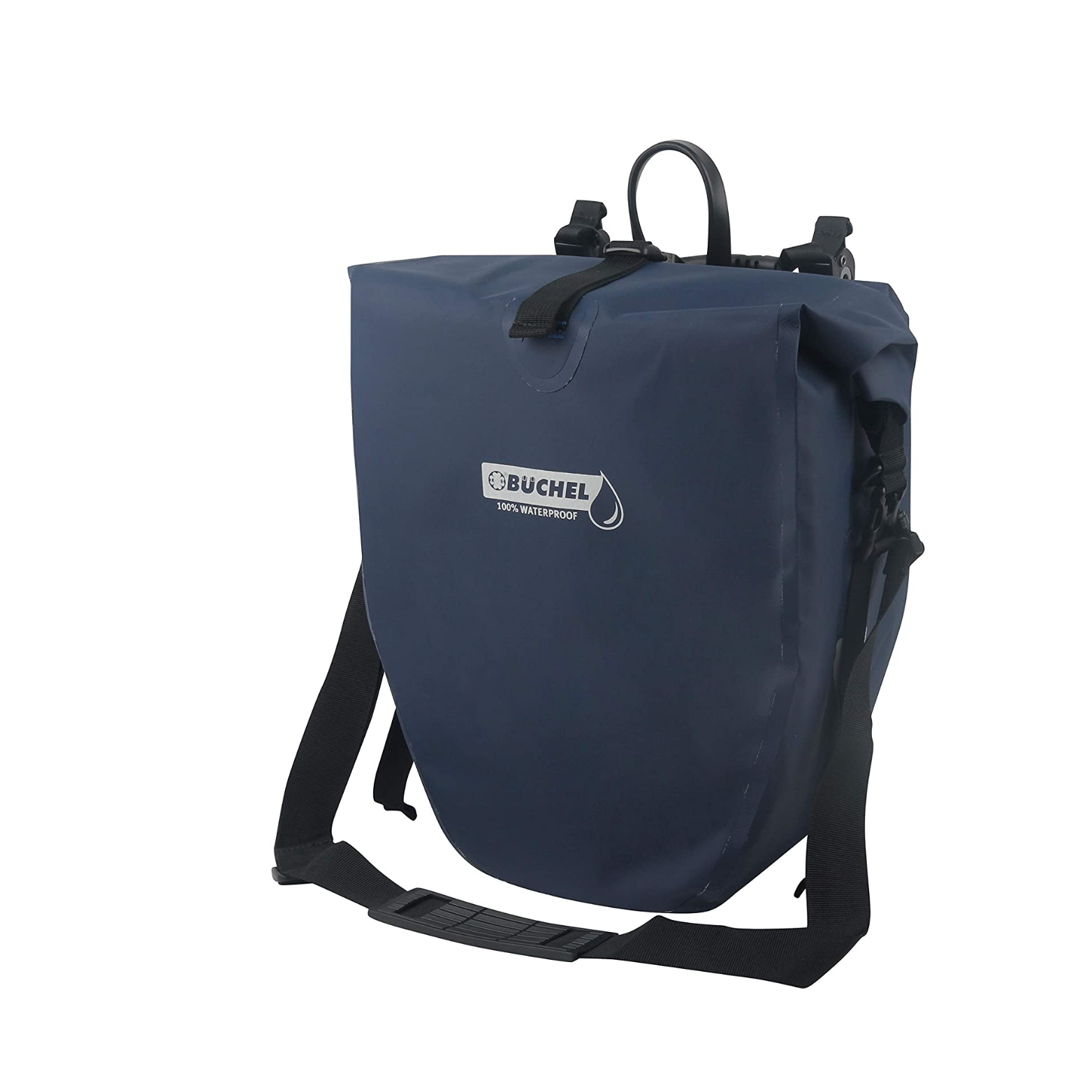 Büchel 100% waterdicht enkele fietstas 25,4L Blauw