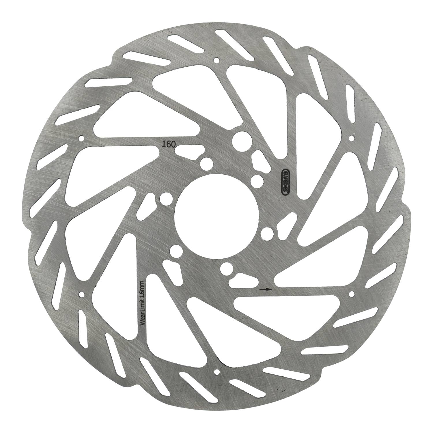 Elvedes Remschijf zesgats ø160 mm D=1.8 mm met sensor magnet