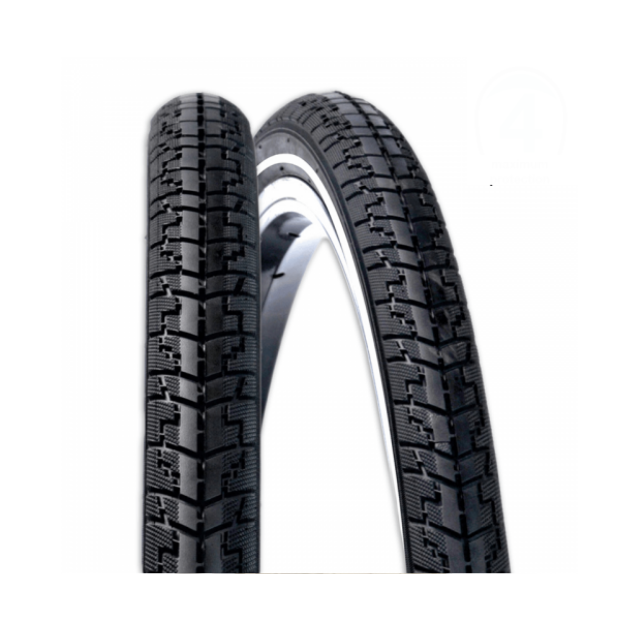 Rexway Dart (5mm Anti-lek), zwart met reflectie 28x1 1/4  ETRTO 32-622