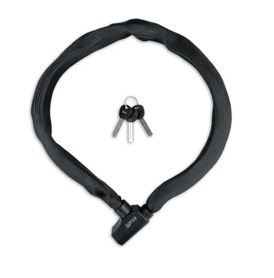 Lynx Kettingslot Terrix+ ART 1 7x110cm, zwart incl 3 sleutels