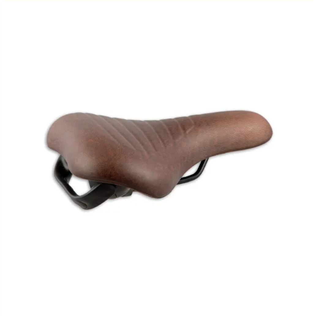 Abi zadel E-Grip, met handgreep donkerbruin