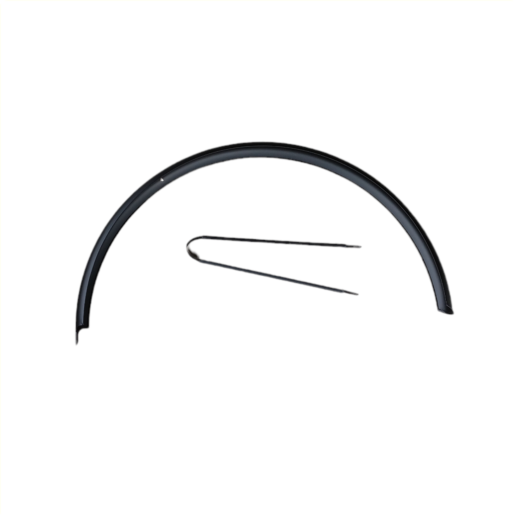Rivel Riviera achterspatbord 28x1.75 zwart staal
