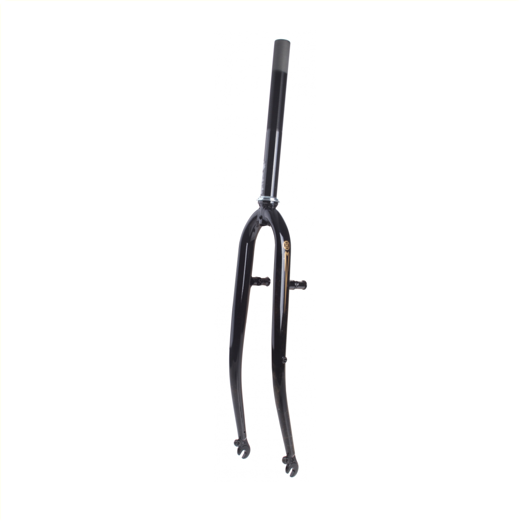 Voorvork 28 inch hybride zwart met V-Brake nokken. 1 inch
